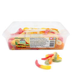 Candy Realms Sour Worms Tub 960gm