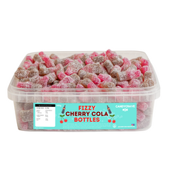Candycrave Fizzy Cherry Cola Bottles Tub 600g