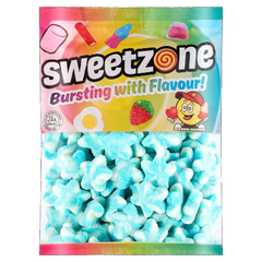 Sweetzone Fizzy Blue & White Stars 1kg