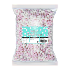 Candycrave Mini Pink & White Marshmallows 1kg