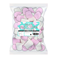 Candycrave Giant Pink & White Marshmallows 1kg