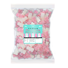 Candycrave Vegan Pink and White Sugared Bears 2kg