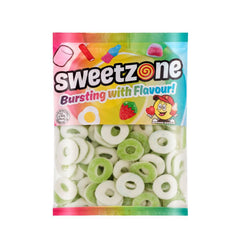 Sweetzone Sour Apple Rings 1kg