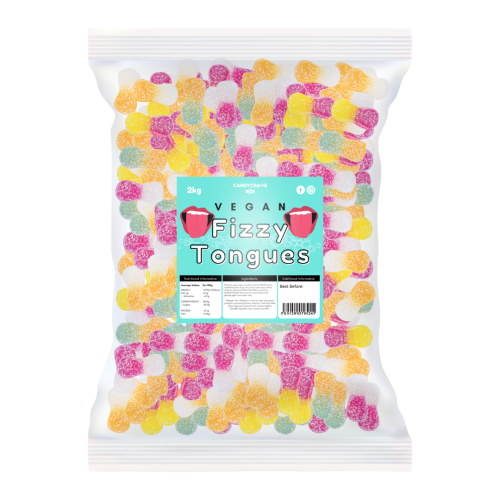 Candycrave Vegan Fizzy Tongues 2kg