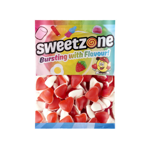 Sweetzone Strawberry & Cream Hearts 1kg